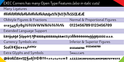 Exec Corners, a Sans Serif Font by Wiescher-Design (Thumbnail 8 of 8)