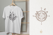 ROSE OF WIND LINE ART, an Object Illustration by Kate Art (Thumbnail 4 of 7)