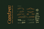 Constreu for Vintage Logo & Branding, a Blackletter Font by ilhamtaro (Thumbnail 9 of 9)