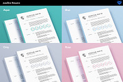 Pastel Resume, a Resume Template by ikono.me (Thumbnail 3 of 6)