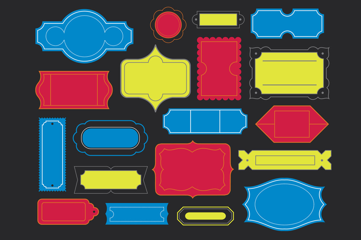 Labels & Badges, a Decorative Illustration by EightHourDay