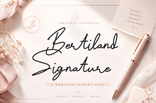 Bertiland Signature a Script Font