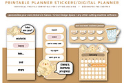 back to school PNG planner stickers, a Design Template by hanacrochetdesign (Thumbnail 11 of 11)