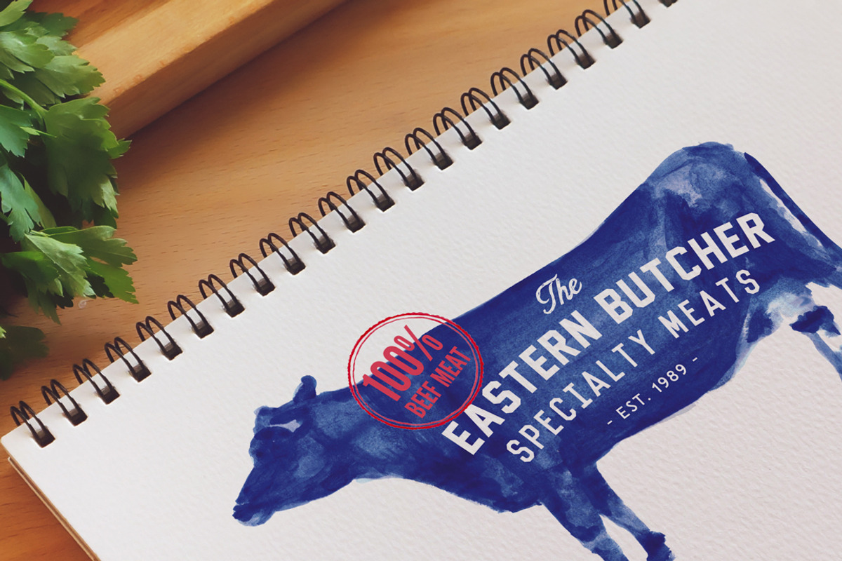 12 Handpainted Logos, a Branding & Logo Template by Liviu (Photo 5 of 5)