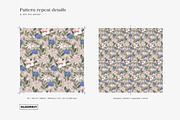 Elegant Botanical Floral Pattern, a Pattern Graphic by likorbut (Thumbnail 6 of 14)