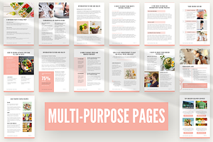 Ebook Creator Canva Template - Pink