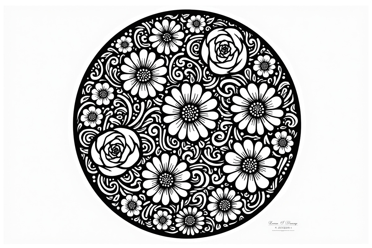 Mandala Cut Files for Cricut Crafts, an Illustration by musafir_fashion (Photo 3 of 9)