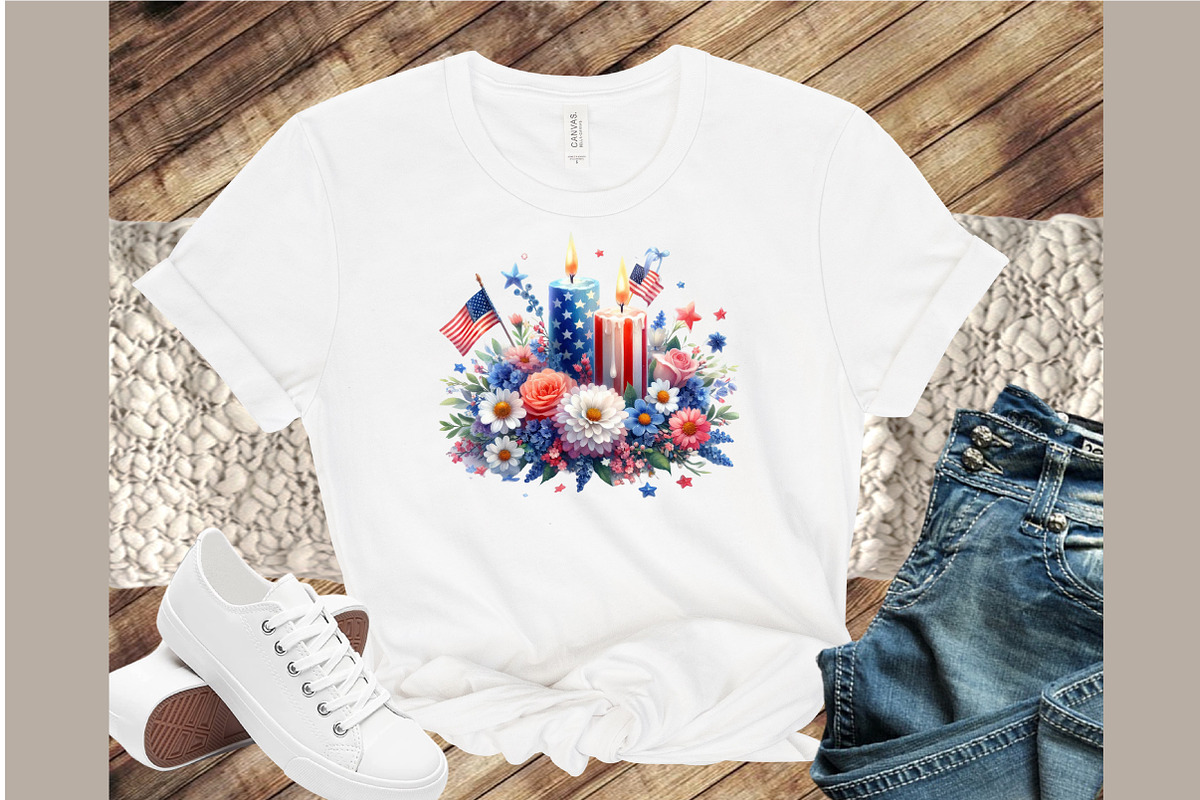 4th of July, Independence Day Clipar, an Illustration by Sublimation Artist (Photo 4 of 6)