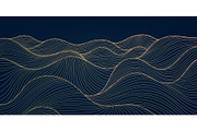 Water And Waves Golden Backgrounds, a Background Graphic by Marylia (Thumbnail 22 of 22)