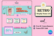 Retro Pink Shopify 2.0 Theme, a Shopify Template by DaisyStudio (Thumbnail 1 of 8)