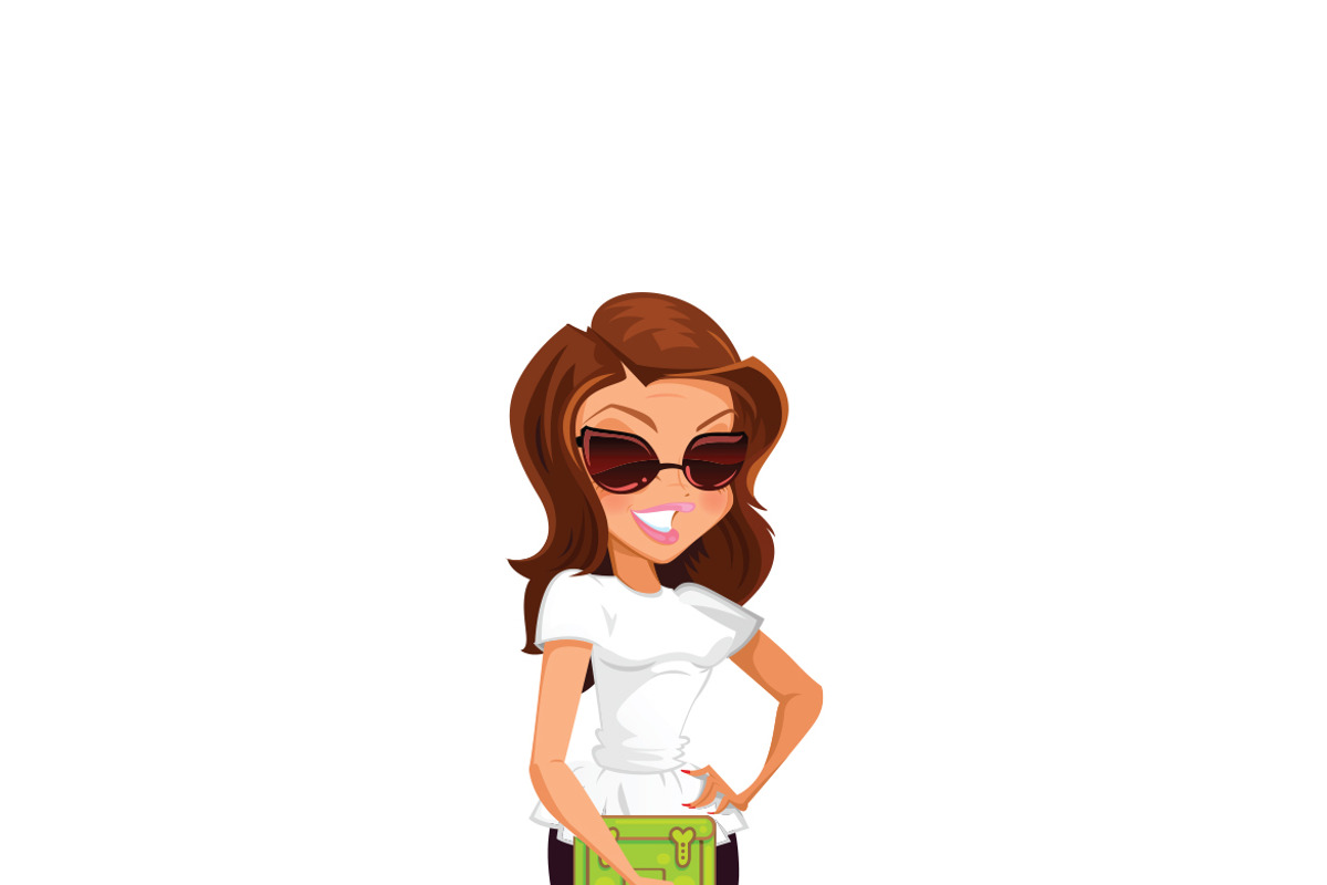 Illustration of a Fashionista, a Person Illustration by MISS CHATZ (Photo 3 of 3)