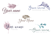 Watercolor plants & herbal elements., a Decorative Illustration by Re_Margarita_Art (Thumbnail 5 of 12)