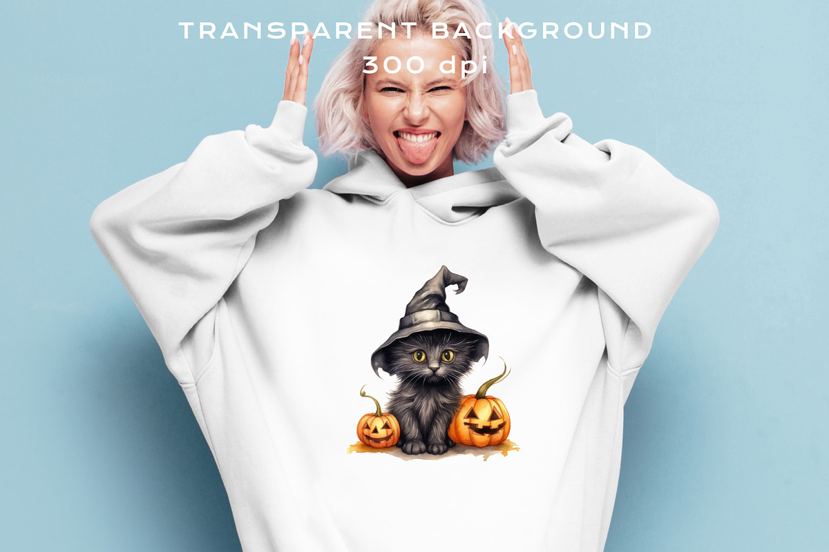 Halloween Kitten Pumpkin Cute Cats, an Animal Illustration by Rabbit Heart (Photo 7 of 10)