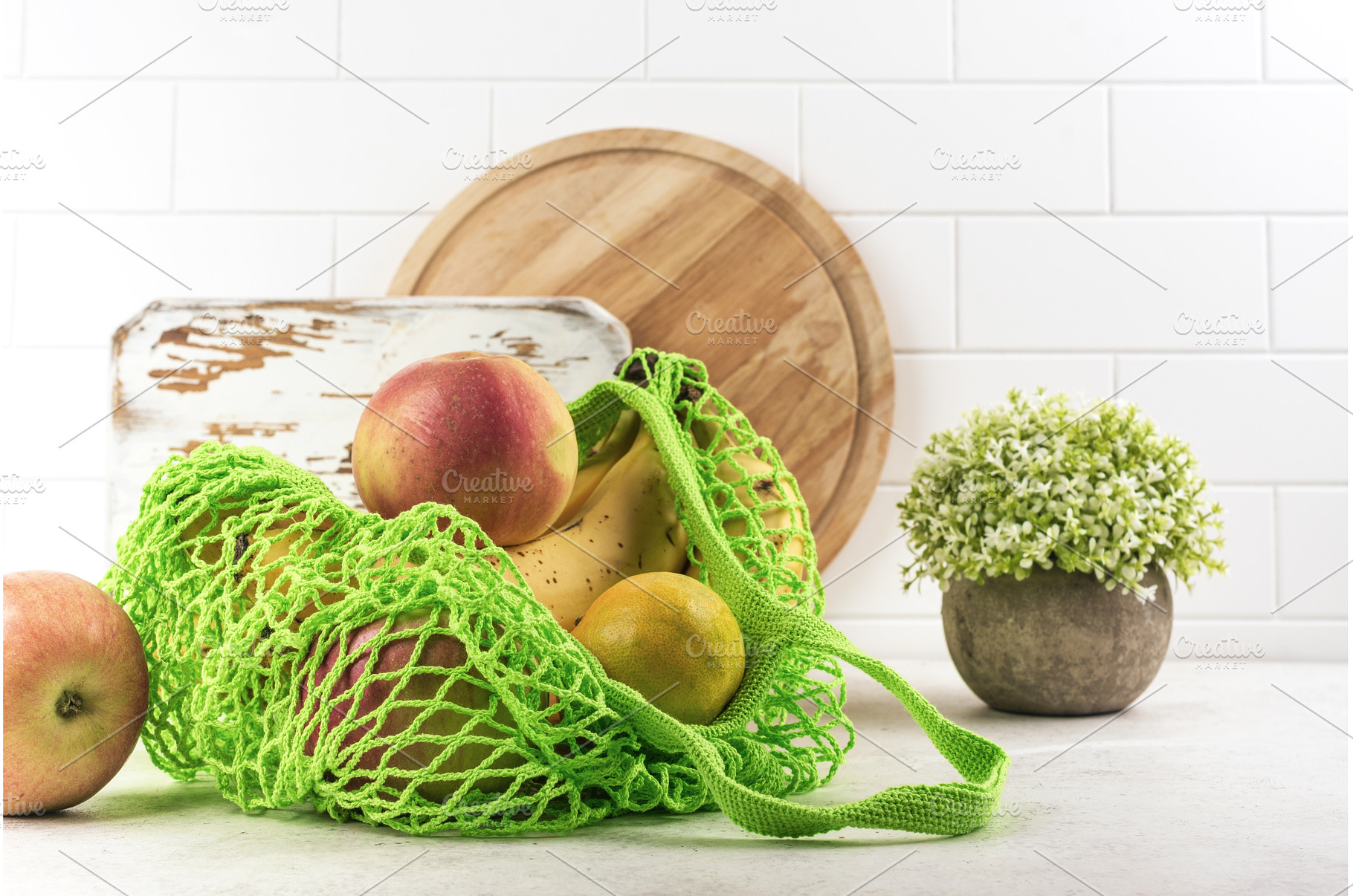 Mesh bag with fruits, a Food & Drink Photo by Ekaterina_Markelova