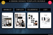 4X Ebook Bundle Templates  | 67% Off, a Magazine Template by Template Monkey @dscience (Thumbnail 4 of 43)