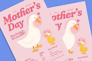 Modern Mother's Day Flyer