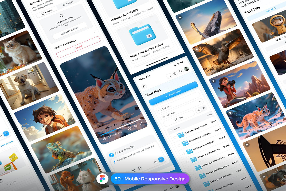 AI-Powered Image Generate UI kits, an UI Kit Template by Lumina_ui_ux202 (Photo 5 of 7)