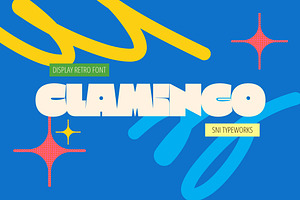 Clamingo – Bold Retro Display Font
