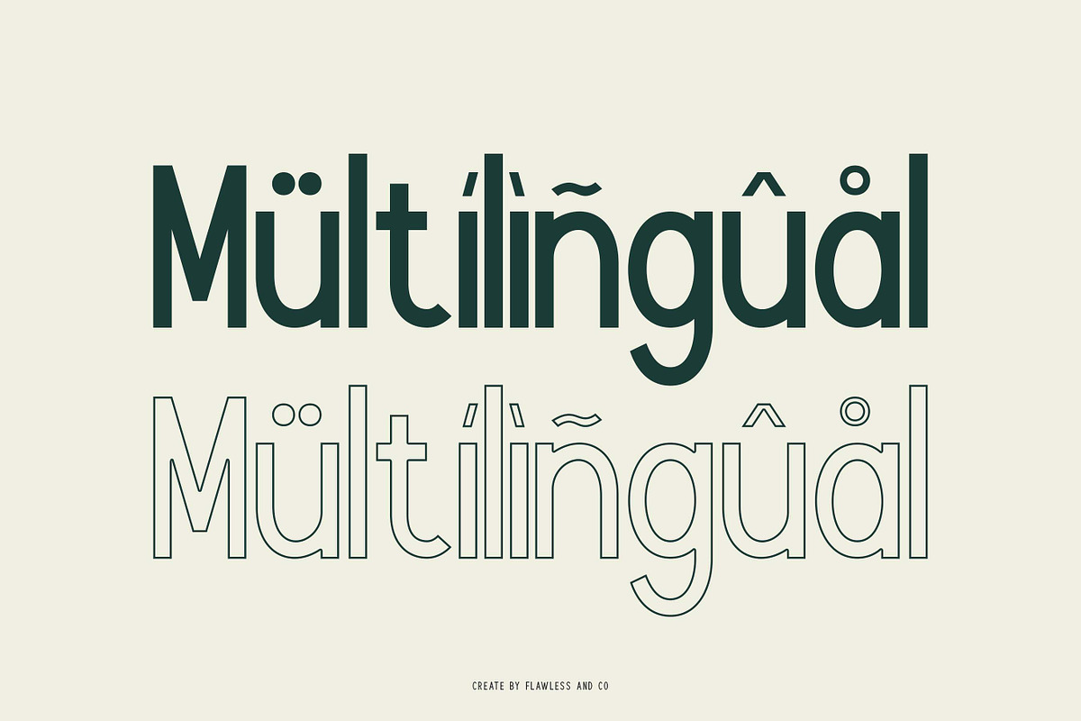 Astratura - Futuristic Font, a Sans Serif Font by Flawless And Co (Photo 8 of 10)