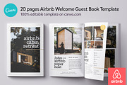 Airbnb Guest Book Canva template, a Templates & Theme by DeLaGranSiete (Thumbnail 1 of 10)