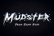 Mudster Font, a Font by Mister Chek (Thumbnail 1 of 3)