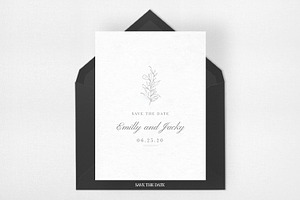 Minimal Sketch Wedding Suite