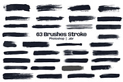 Watercolor Stroke Photoshop Brushes, a Brushes & More by INTENTFX (Thumbnail 1 of 5)