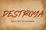 Brush Font Bundle 45 Fonts, a Blackletter Font by AMINMARIO (Thumbnail 10 of 45)