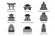 Landmarks of Japan 3, an Icon by Jozsef Balazs-Hegedus (Thumbnail 3 of 6)