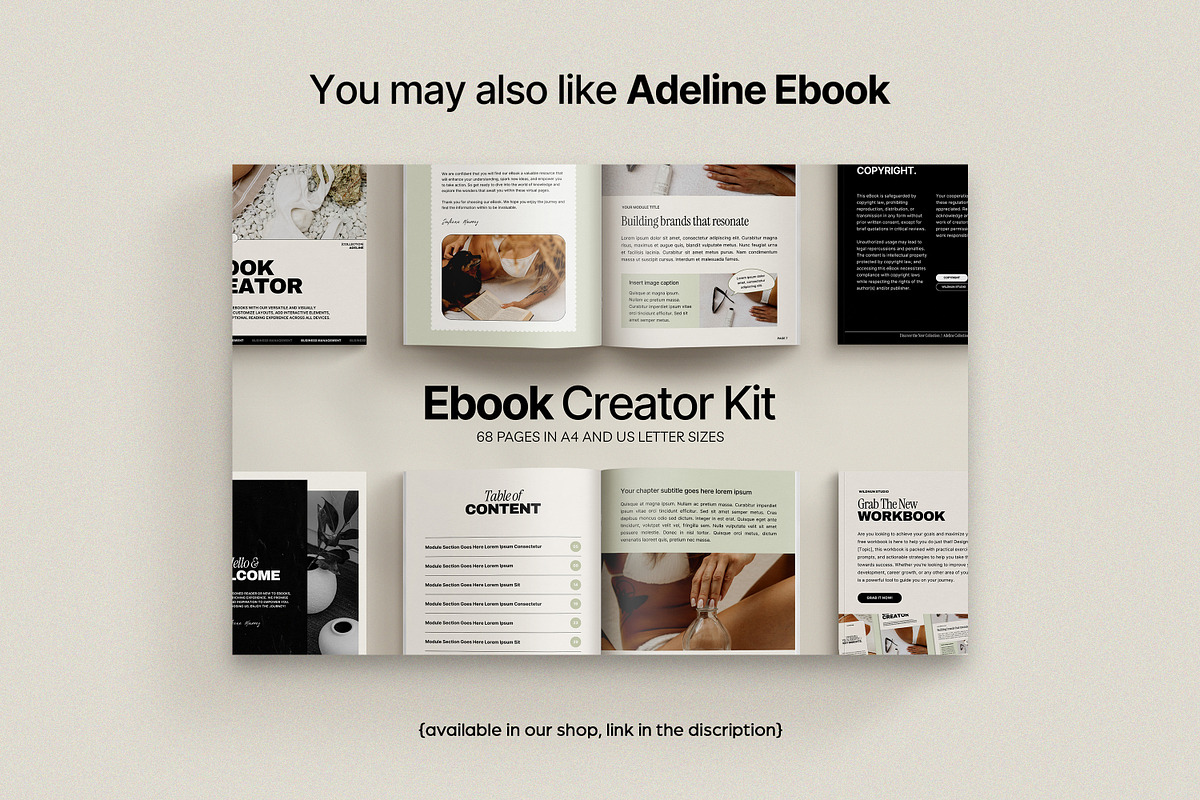 ADE / Workbook Creator Kit, a Magazine Template by Wildnun Studio (Photo 26 of 30)
