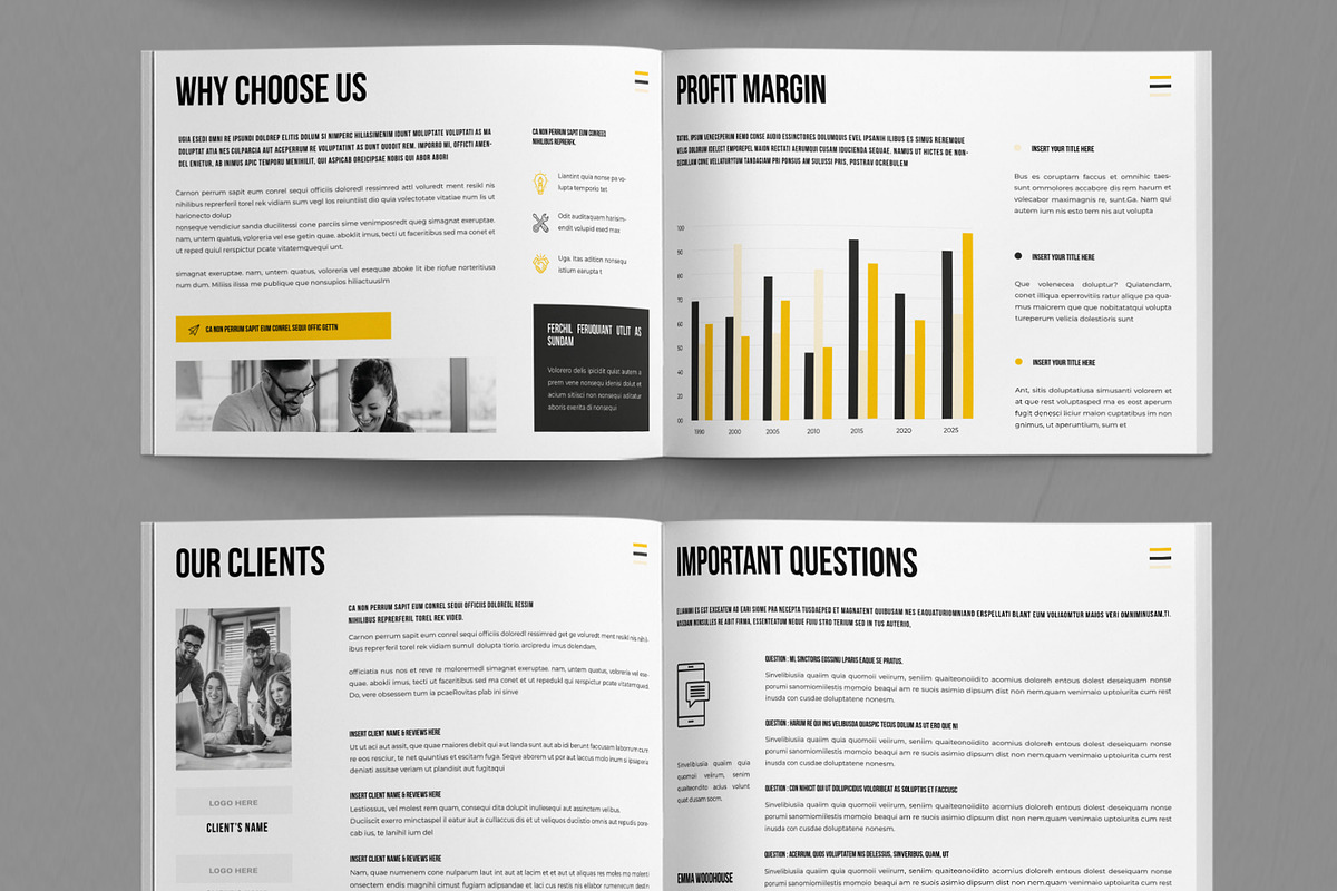 Company Profile Landscape Layout, a Brochure Template by ContestDesign (Photo 5 of 5)