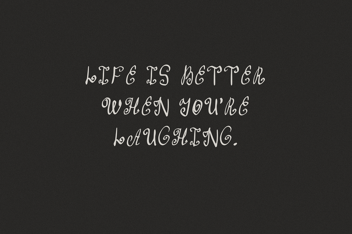 Swirly elegant quirky whimsical font, a Handwritten Font by Ashiya Pixel (Photo 5 of 8)