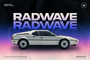 Radwave Font, a Sans Serif Font by Indieground Design Inc. (Thumbnail 6 of 9)