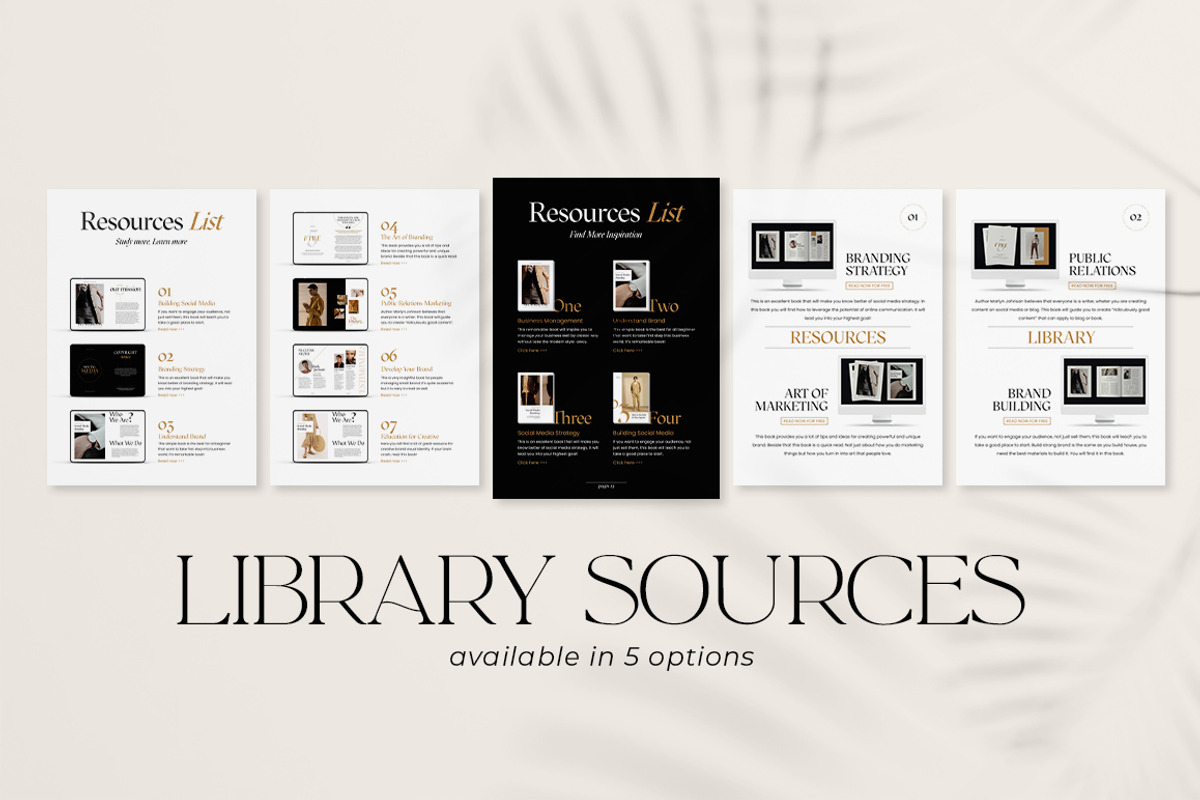 SALE Branding Workbook Creator CANVA, a Magazine Template by Eviory (Photo 23 of 43)