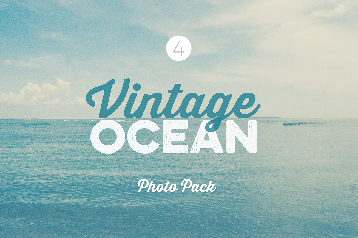 Vintage Ocean Photo Pack, a Nature Photo by Rad Radio Graphics (Photo 1 of 2)