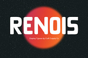 Renois – Display Sans Serif, a Sans Serif Font by Craft Supply Co. (Thumbnail 1 of 8)
