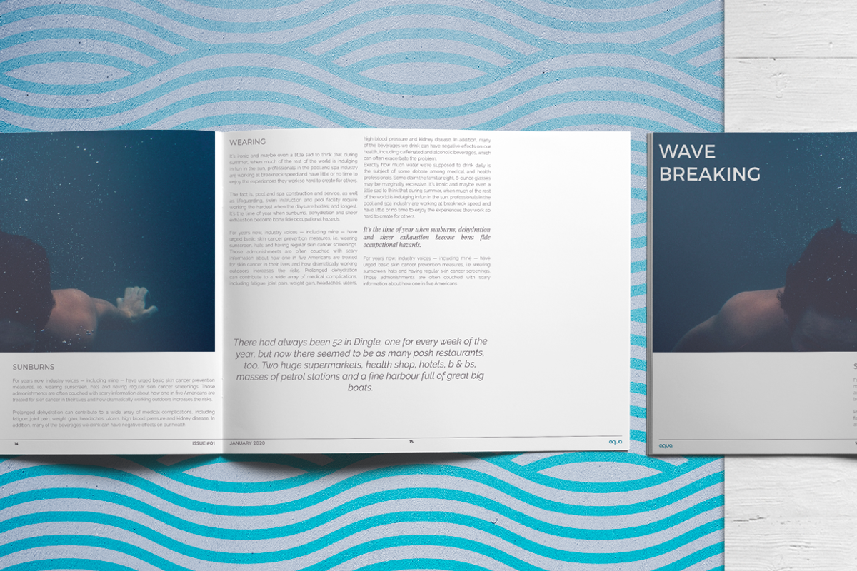 A Q U A landscape brochure, a Brochure Template by Boris Cupac (Photo 9 of 17)