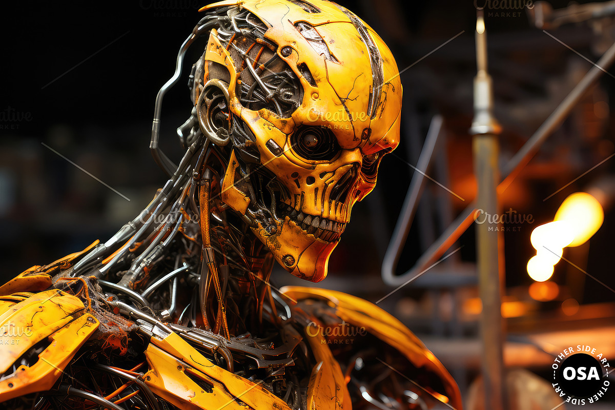 Cyborgs and Robots Illustrations, an Object Graphic by Other Side Art (Photo 14 of 16)