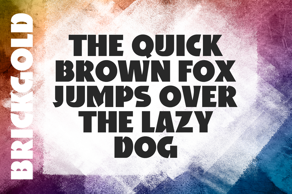 Brickgold - Bold Display Font, a Sans Serif Font by overlaytemplates (Photo 4 of 5)