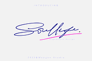 Soullife | Signature Script, a Script Font by Mozyen Studio (Thumbnail 1 of 12)