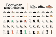 Footwear Icon Collection., an Object Graphic by Gomolach (Thumbnail 1 of 6)