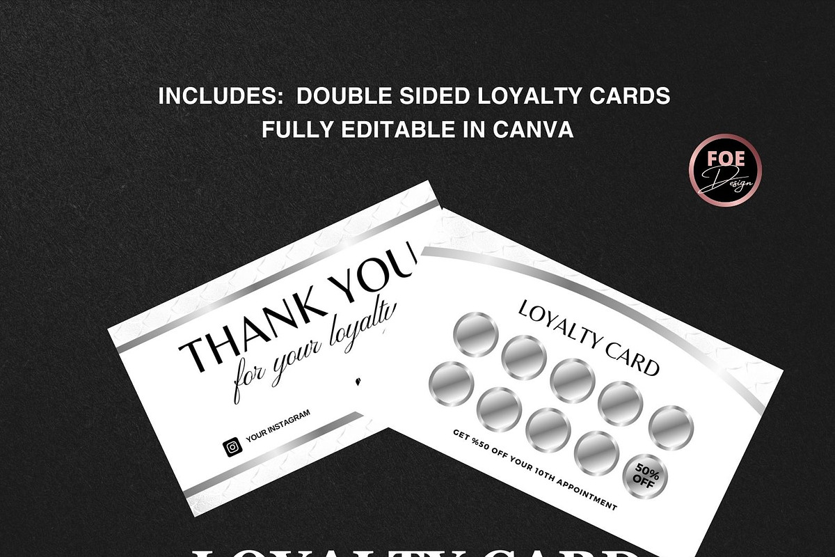 Luxury hair branding kit templates C, a Branding & Logo Template by Foedesigner (Photo 2 of 8)