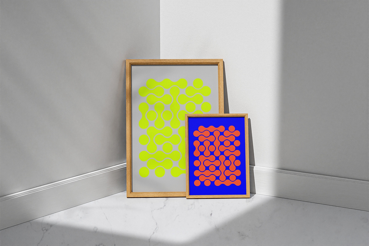 Geometric Mask, Frames and Shapes