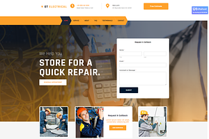 ET Electrical Onepage WP Theme