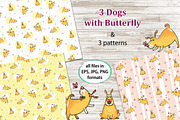 Curious Dog collection, an Animal Illustration by Zooza Art (Thumbnail 4 of 5)