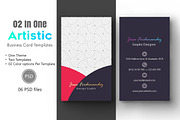 Artistic Business Card Bundle, a Business Card Template by M6 Gallery (Thumbnail 9 of 18)