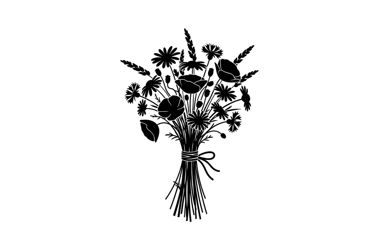 Floral Bouquet SVG Bundle, an Illustration by Designs_River (Photo 31 of 31)