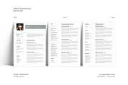 CV and Resume Design with Photo, a Resume Template by GraphicFlava (Thumbnail 3 of 8)