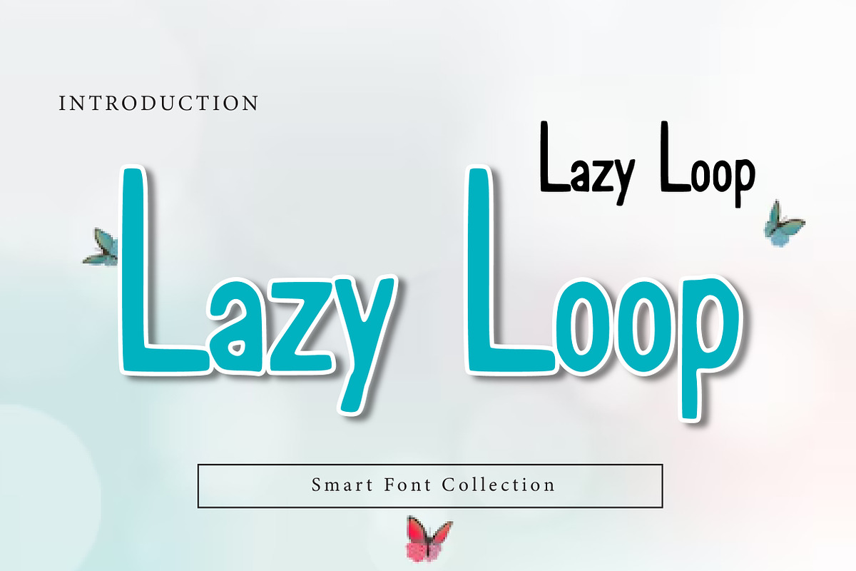 Lazy Loop, a Serif Font by Wow Magic (Photo 1 of 3)