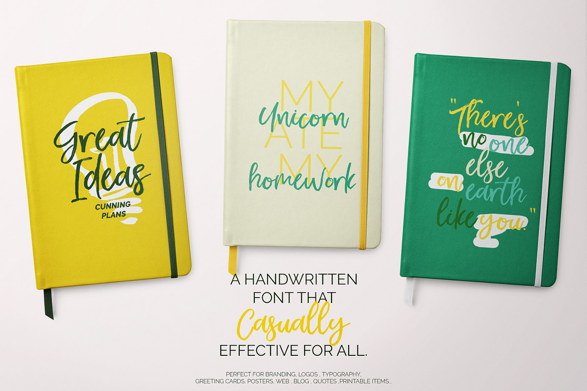 New! ExoticTaste Script Font preview 5
